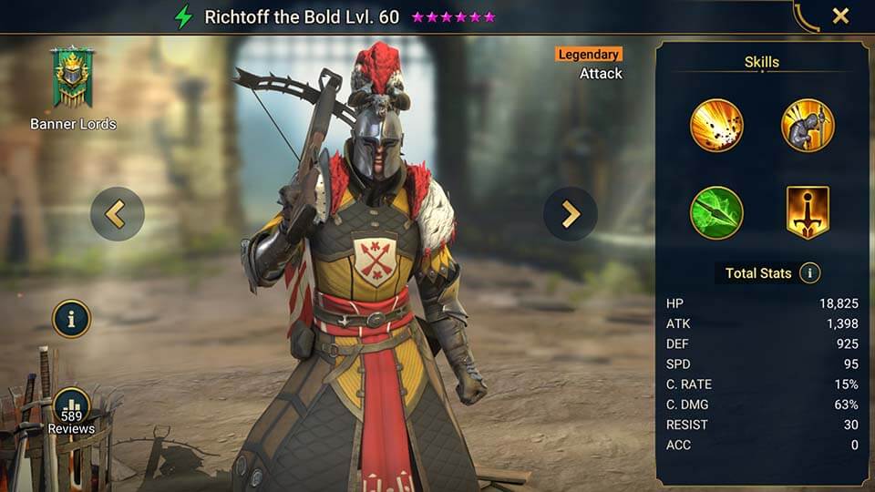 Raid Shadow Legends Richtoff the Bold