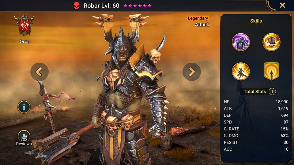 Raid Shadow Legends Robar