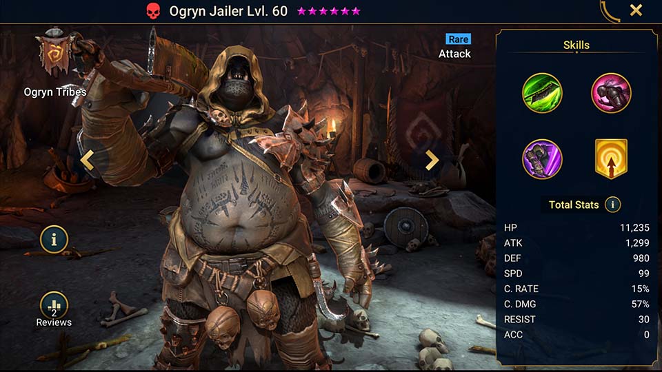 Ogryn Jailer Raid Shadow Legends