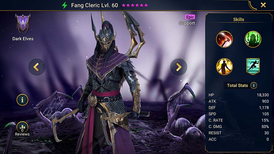 Raid Shadow Legends Fang Cleric