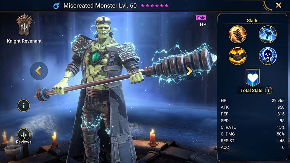 Raid Shadow Legends Miscreated Monster