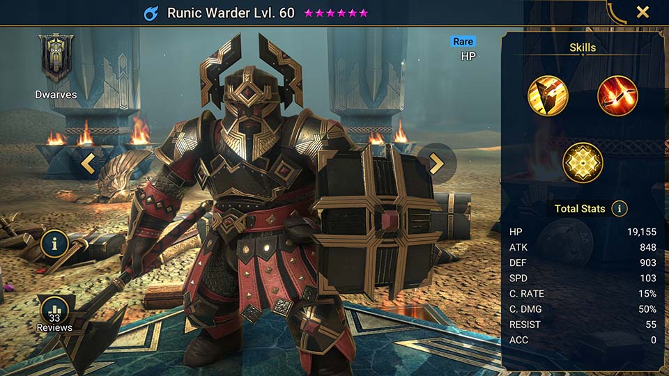 Raid Shadow Legends Runic Warder