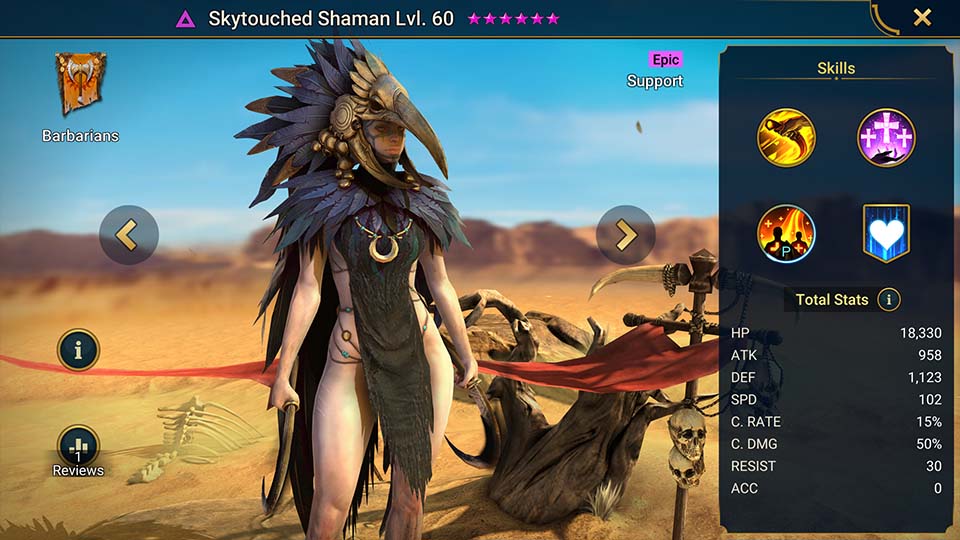 shaman raid shadow legends gear