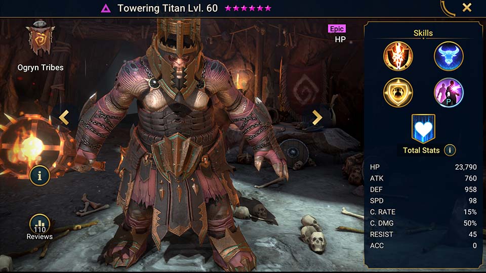 Raid Shadow Legends Towering Titan