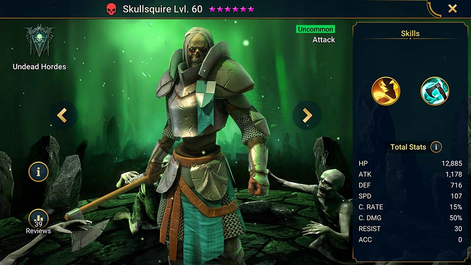 Skullsquire Raid Shadow Legends