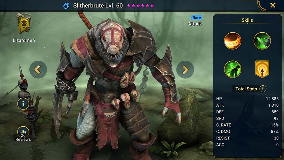 Slitherbrute Raid Shadow Legends