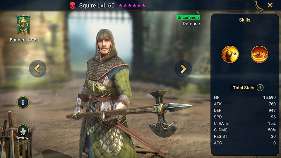 Squire Raid Shadow Legends