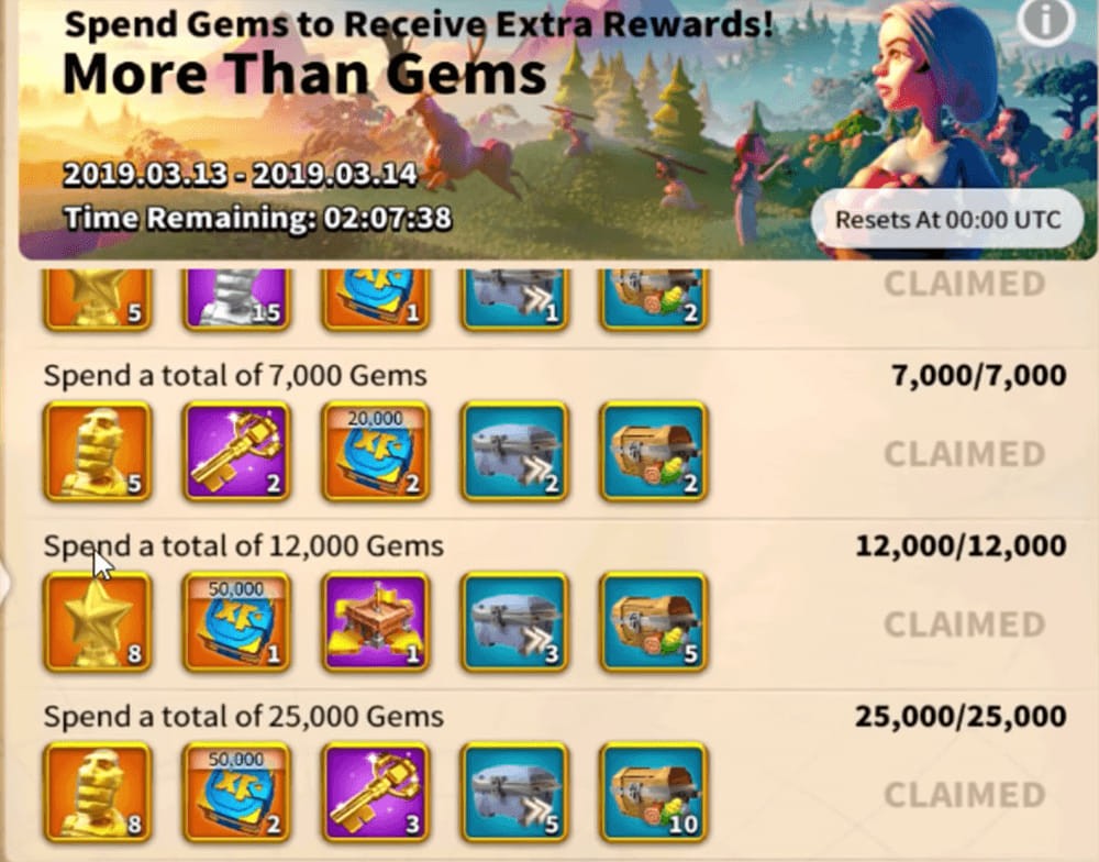 More Than Gems Event Guide & Best Tips Rise of Kingdoms