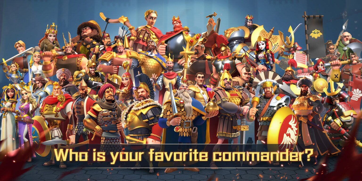 rise of kingdoms best garrison commanders 2024