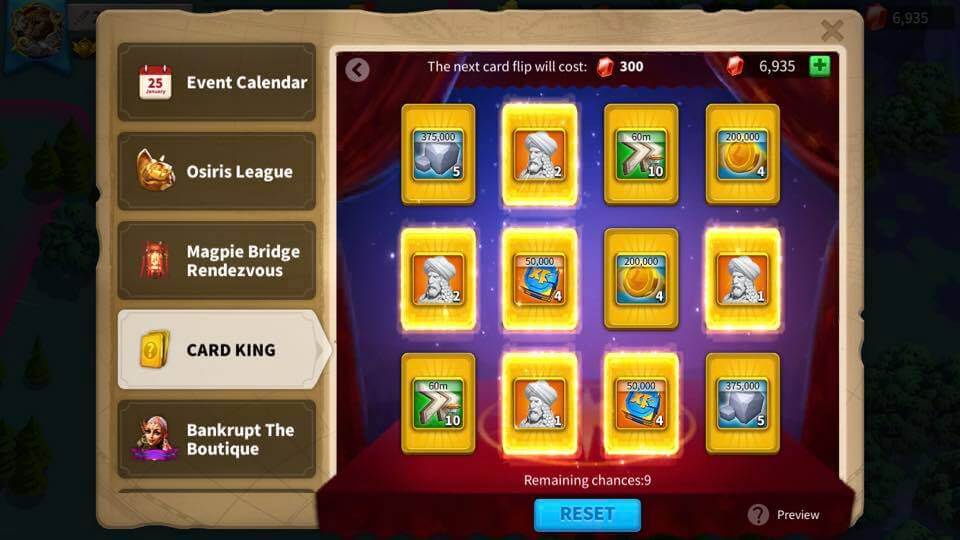card king event