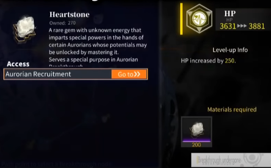 Heartstone Alchemy STars